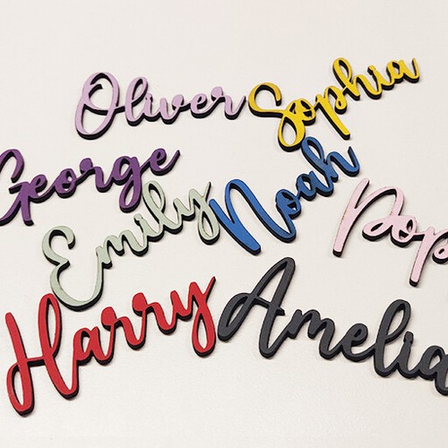 Personalised wooden name - name, sign
