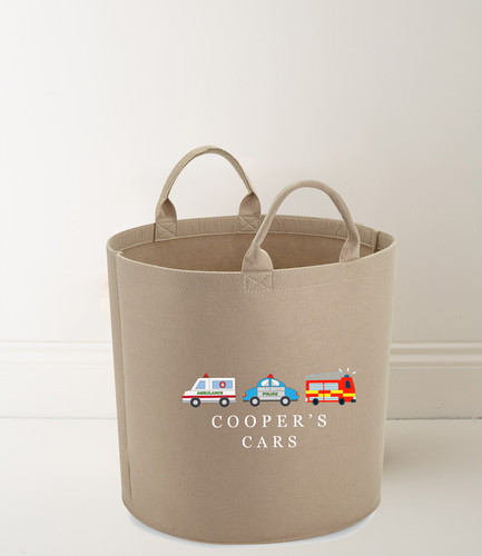 Personalised police car toy - police,