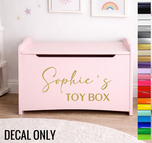 Personalised toy box - toy, name