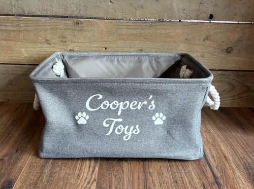 Personalised dog toy box - toy,