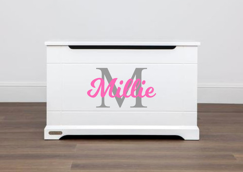 Personalised toy box - personalised, name