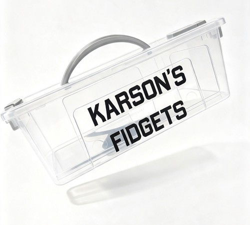 Personalised fidget toy box - fidget,