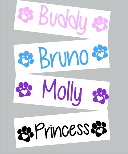 Personalised pet name vinyl - pet,