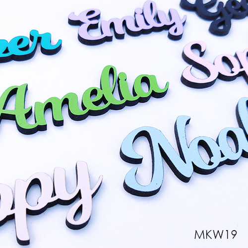 Personalised wooden name sign - personalised,