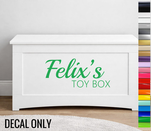 Personalised toy box - box, name