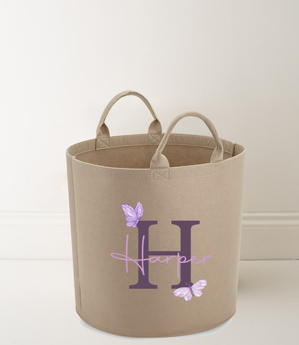 Personalised toy storage tub - personalised,