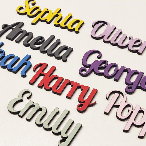 Personalised wooden name sign - personalised,